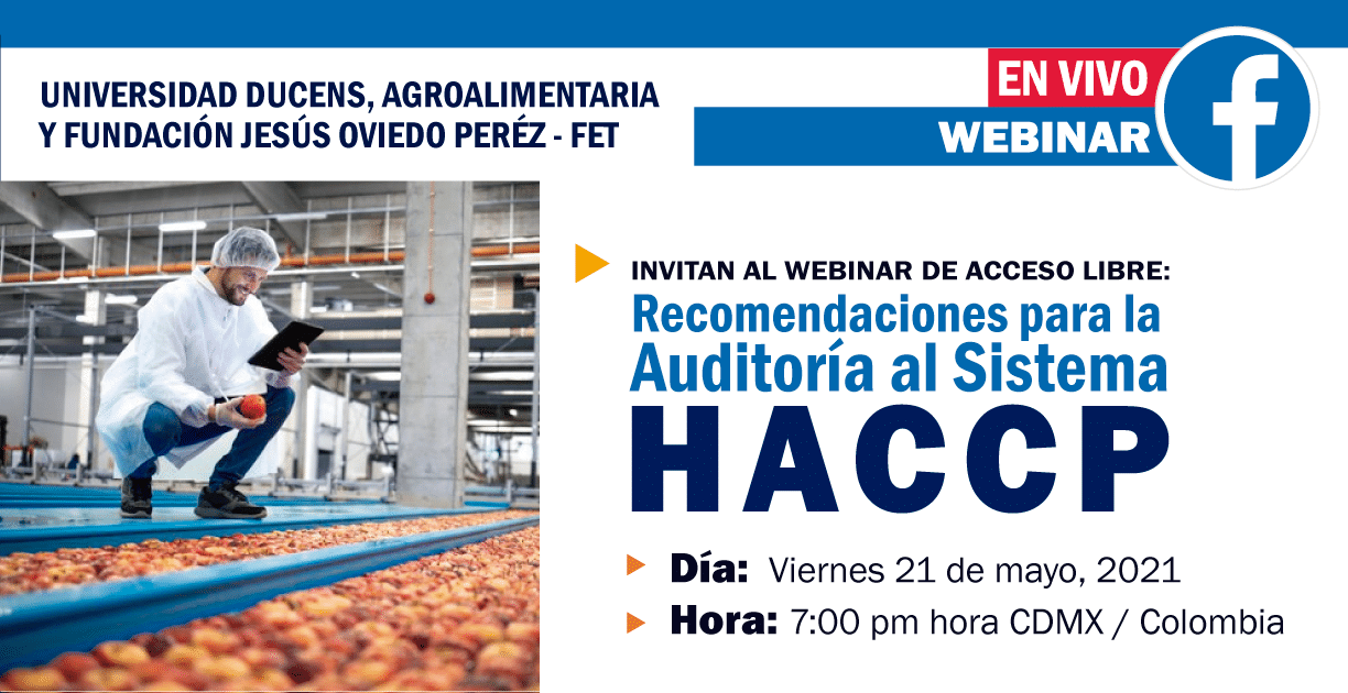 Recomendaciones para la Auditoría al Sistema HACCP