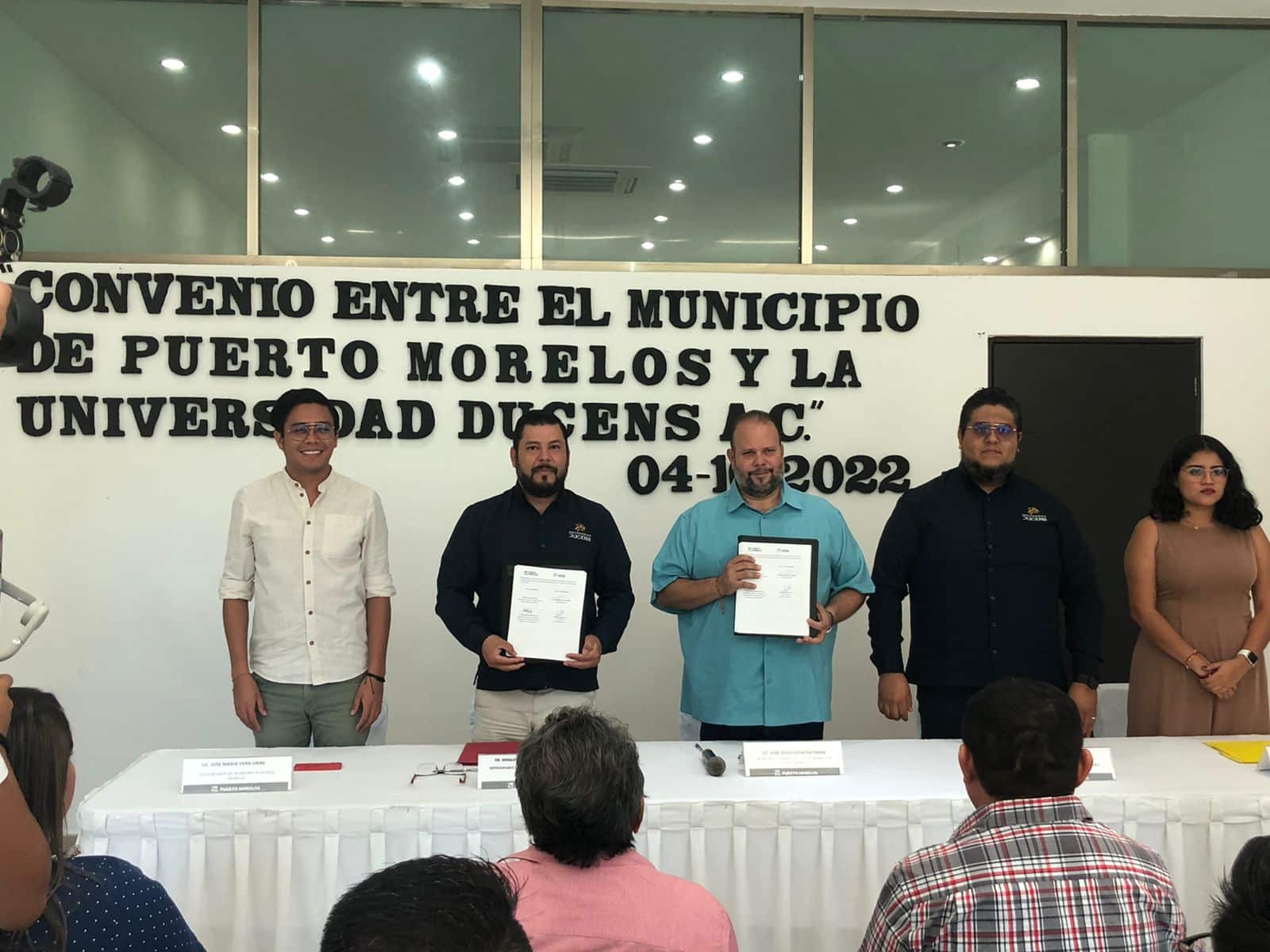 Universidad Ducens firma convenio con Municipio de Puerto Morelos